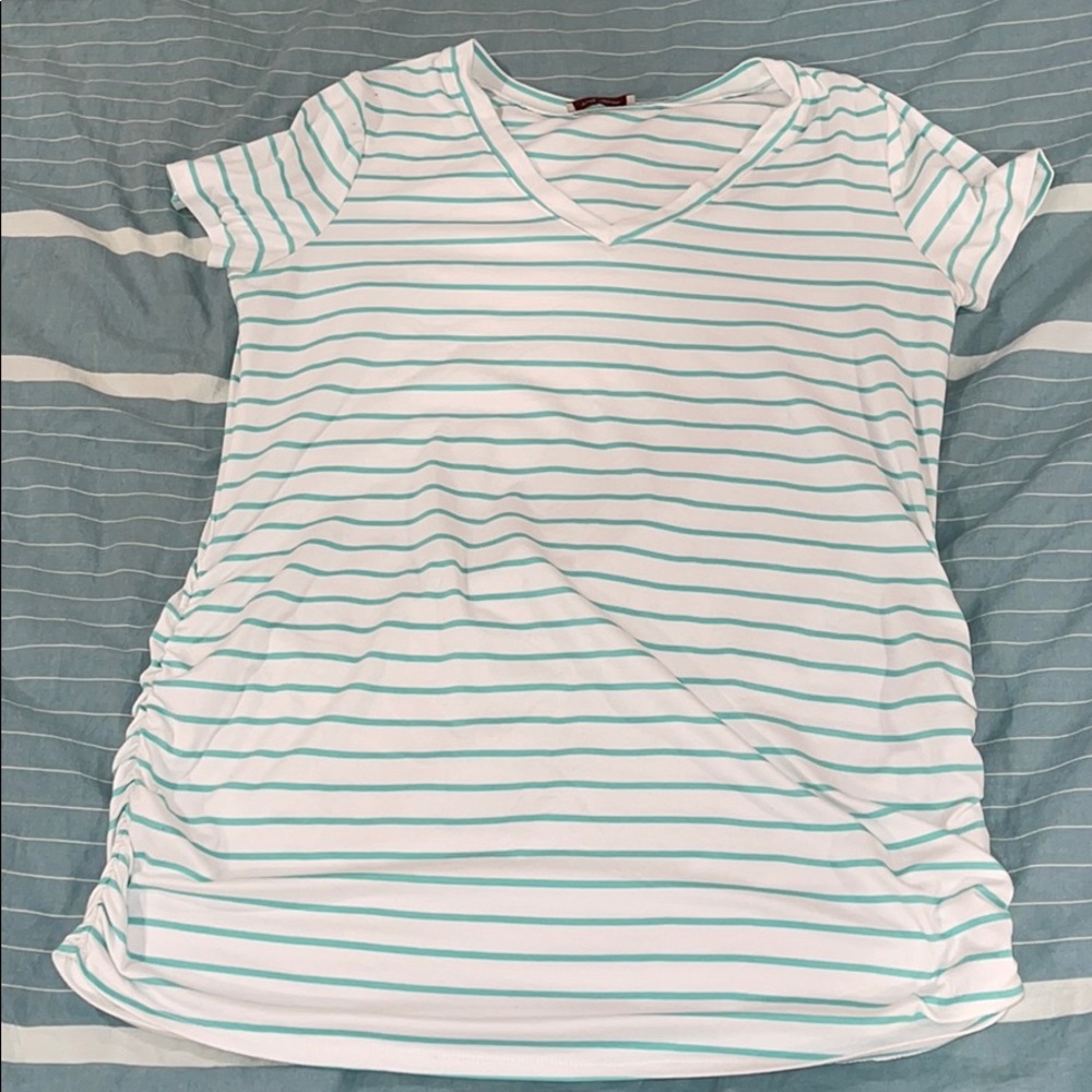 Super soft brushed knit maternity tee